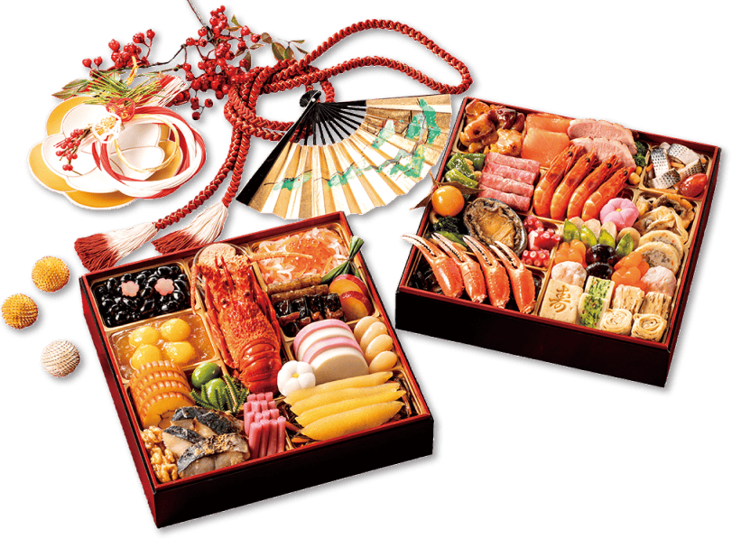 京風特大おせち【大納言】二段重