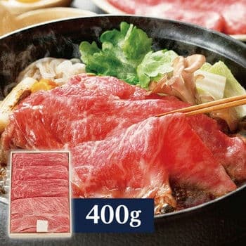 モモ肩ロースすき焼き用(約400g)