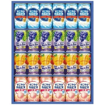 【お歳暮限定】すこやかカルピス＆ウェルチギフト CWM3