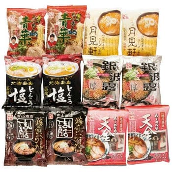 【お歳暮限定】北海道繁盛店対決ラーメン12食 HTR-30