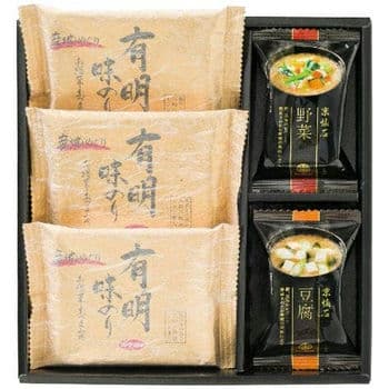 フリーズドライみそ汁&有明味のりセット NF-AO