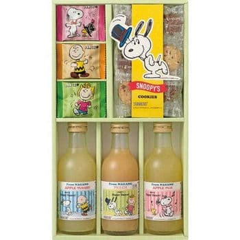 ジョイフルスヌーピー ジュース&クッキーセット SJS-B