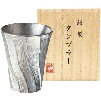 本錫タンブラー200ml 深山（みやま）（桐箱入）