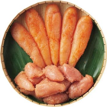 【お歳暮限定】鳴海屋あごだしめんたい（１本物・くずれ子詰合せ）（４００ｇ）