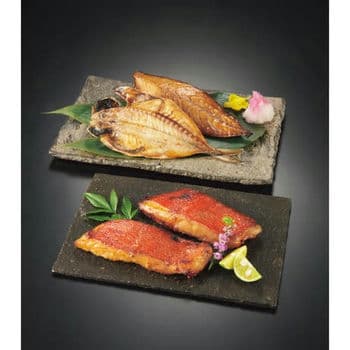 【お歳暮限定】金目鯛の味噌漬＆あじ・さば干物セット