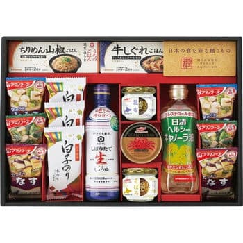 【お歳暮限定】味香門和膳（みかどわぜん）アマノフーズ＆キッコーマン和食詰合せ　MKD-50R