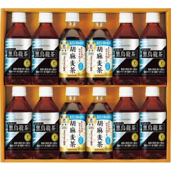【お歳暮限定】サントリー　黒烏龍茶・胡麻麦茶ギフト（１２本）（特定保健用食品）