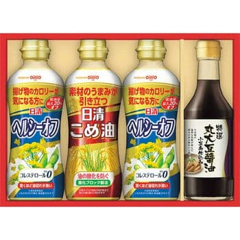 【お歳暮限定】日清　バラエティオイル＆丸大豆しょうゆギフト　SOT-20