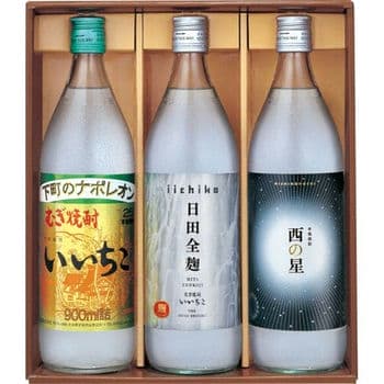 【数量限定】三和酒類　酒の杜から　麦焼酎飲み比べセット（３本）ＩＺＮ－３０　　　