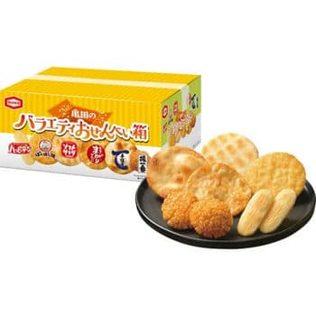 亀田のバラエティおせんべい箱