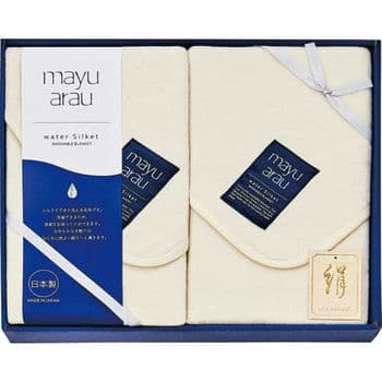 洗えるシルク入敷毛布２枚セット