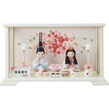 ひなまり　親王ケース飾り