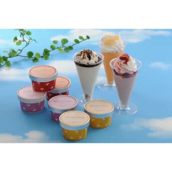 ブラウンスイスアイス＆十勝パフェ