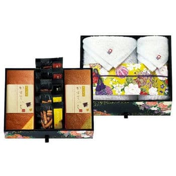 ミニたんす御進物 「ほまれ」かすてぃら&今治産たおる