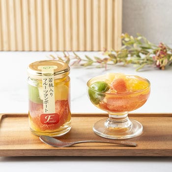 若桃入りフルーツコンポート（140g×6本入）