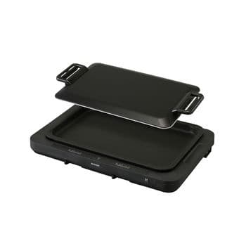 アイリスオーヤマ 左右温度調整ホットプレート1枚 WHP-021-B