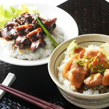 北海道産豚角煮丼セット