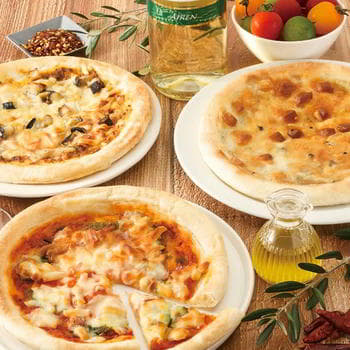 リストランテ・マッサ監修 3種のこだわりナポリ風ピッツア