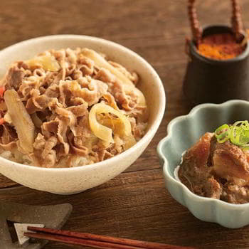 日本料理寺田 寺田繁監修 国産牛の牛丼と牛すじ煮込み