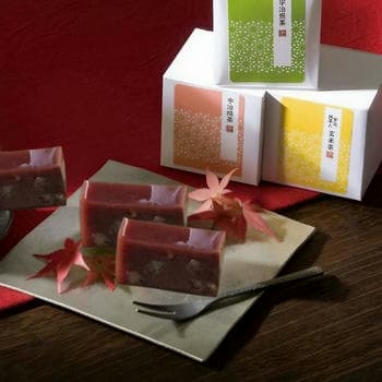 絹ごし羊かん（抹茶）1本・宇治茶セット