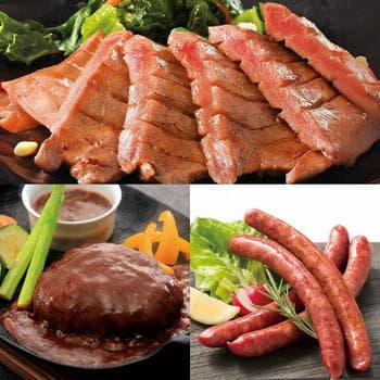 牛たんとハンバーグ詰合せ