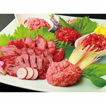 鮮馬刺しバラエティー（3種入）