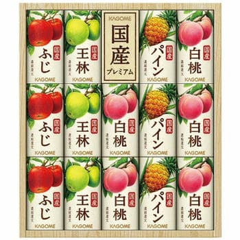 福袋 大丸 国産プレミアムフルーツジュースギフト(紙容器)14本入 カゴメ 野菜ジュース・フルーツジュース