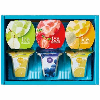 凍らせて食べる アイスデザート～国産フルーツ入り～（6個入）