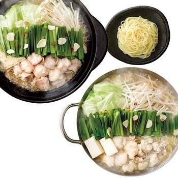 博多もつ鍋やまやあごだし醤油味・こく味噌味セット