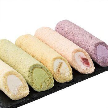 5種のふわふわスティックロールケーキ