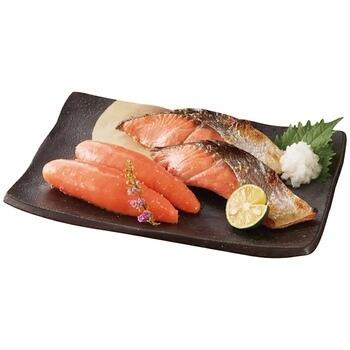 無着色辛子明太子・紅鮭詰合せ