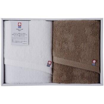 今治ピュアカラー甘撚りフェイスタオル2P