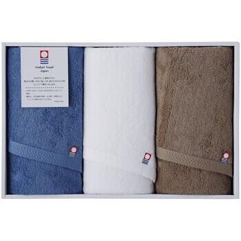 今治ピュアカラー甘撚りフェイスタオル3P