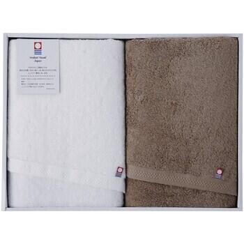 今治ピュアカラー甘撚りバスタオル2P