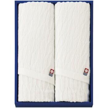 ジャガードフェイスタオル2P