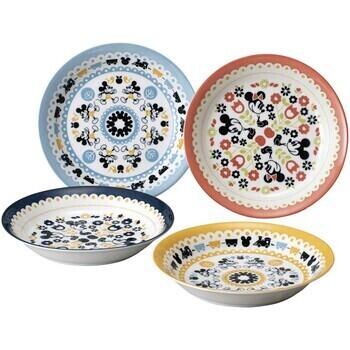 ミッキー&フレンズ カレー皿（4枚入）