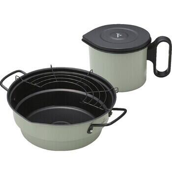 天ぷら鍋23cm＆オイルポットセット