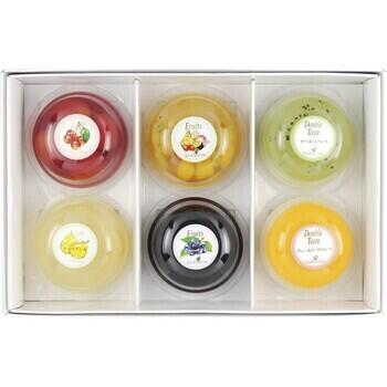 フルーツゼリー・ダブルテイスト詰合せ（6個入）