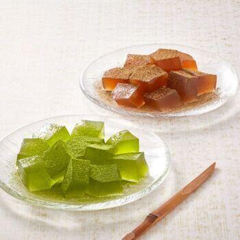 宇治茶わらび餅 抹茶とほうじ茶（12個入）