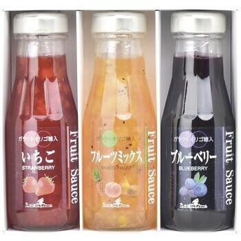 フルーツソース詰合せ（3本入）