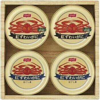 紅ずわいがに缶詰ギフト（4缶入）