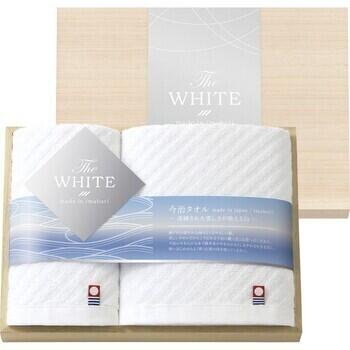 日本製 スリムバスタオル＆フェイスタオル（木箱入）