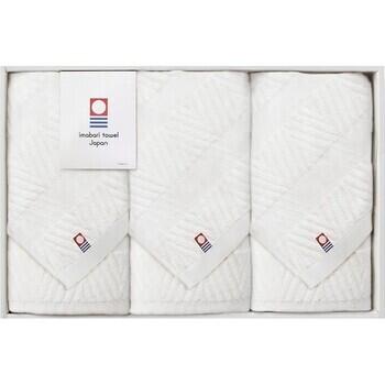 ジャガードフェイスタオル3P