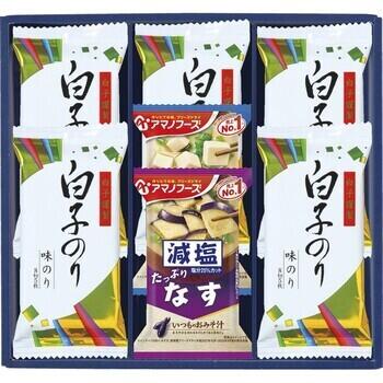 味之庵 アマノフーズ＆白子のり詰合せ 6390-20