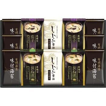 フリーズドライみそ汁＆有明海産味付海苔セット NTS-C