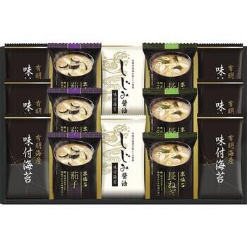 フリーズドライみそ汁＆有明海産味付海苔セット NTS-DA