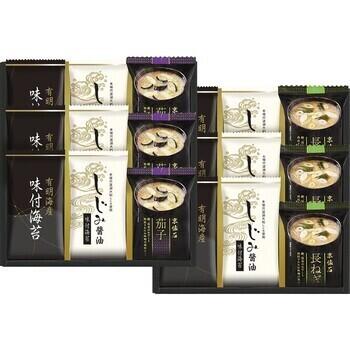 フリーズドライみそ汁＆有明海産味付海苔セット NTS-FA