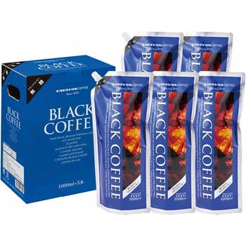 ブラックコーヒー無糖セット（5本入）