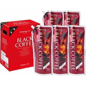 ブラックコーヒー加糖セット（5本入）