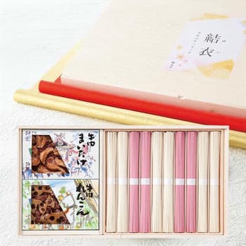 【名入れ】池利 今半佃煮と紅白うどん詰合せ